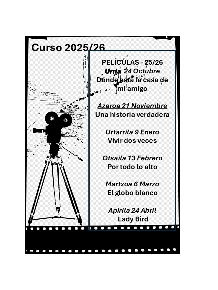 Cartel Películas 2025-26